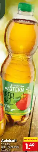 Netto Marken-Discount STERN Apfelsaft Angebot