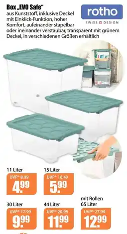 V Baumarkt Box „EVO Safe“ rotho Angebot