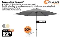 V Baumarkt Sonnenschirm "Bergamo" Schneider Schirme Angebot