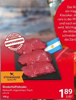 Selgros Rinderhüftsteaks Angebot