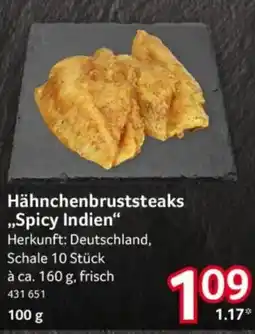Selgros Hähnchenbruststeaks "Spicy Indien" Angebot