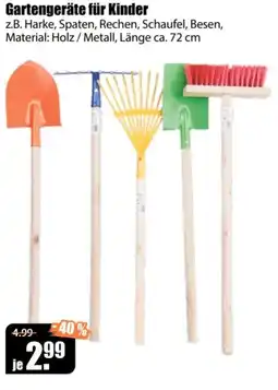V Baumarkt Gartengeräte für Kinder Angebot
