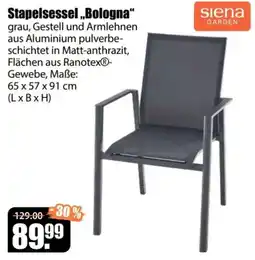 V Baumarkt Stapelsessel „Bologna“ siena GARDEN Angebot