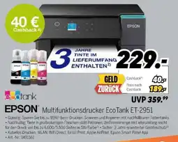 MEDIMAX EPSON Multifunktionsdrucker EcoTank ET-2951 Angebot