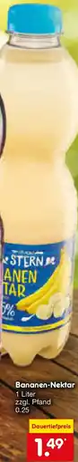 Netto Marken-Discount FRUCHT STERN Bananen-Nektar Angebot