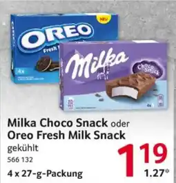 Selgros Milka Choco Snack oder Oreo Fresh Milk Snack Angebot