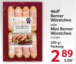 Selgros Wolf Berner Würstchen Angebot