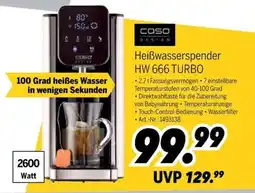 MEDIMAX COSO Heißwasserspender HW 666 TURBO Angebot