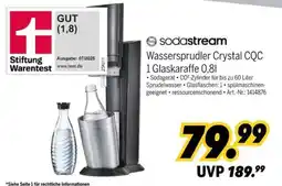 MEDIMAX sodastream Wassersprudler Crystal CQC Angebot