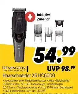 MEDIMAX Remington Haarschneider X6 HC6000 Angebot