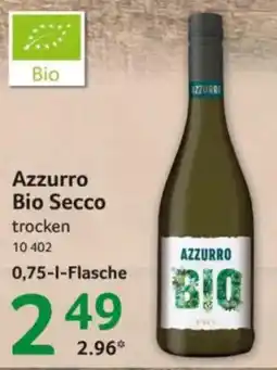 Selgros Azzurro Bio Secco Angebot