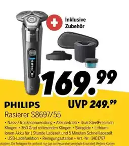 MEDIMAX PHILIPS Rasierer S8697/55 Angebot