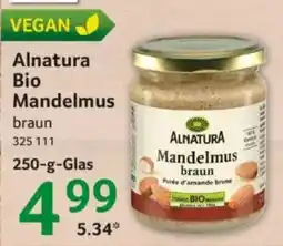 Selgros Alnatura Bio Mandelmus braun Angebot