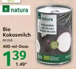 Selgros natura Bio Kokosmilch Angebot
