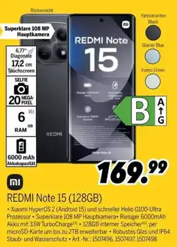 MEDIMAX REDMI Note 15 (128GB) Angebot