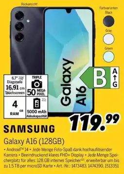 MEDIMAX SAMSUNG Galaxy A16 (128GB) Angebot