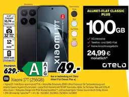 MEDIMAX Xiaomi 17T (256GB) + ALLNET-FLAT CLASSIC PLUS 100 GB Angebot
