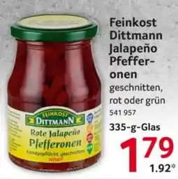 Selgros Feinkost Dittmann Jalapeño Pfefferonen Angebot
