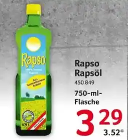 Selgros Rapso Rapsöl Angebot