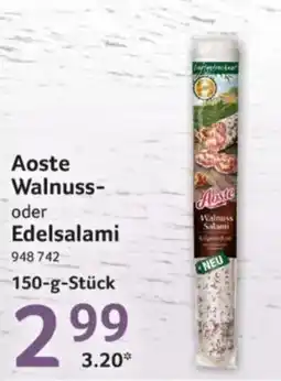Selgros Aoste Walnuss-Salami Angebot