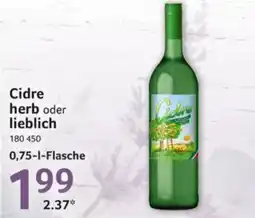 Selgros Cidre Angebot