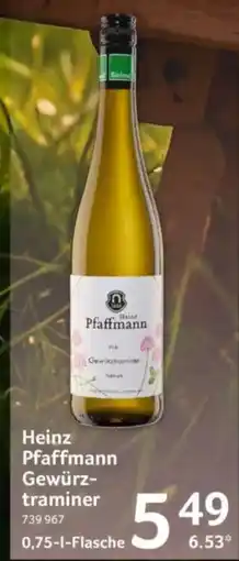 Selgros Heinz Pfaffmann Gewürztraminer Angebot