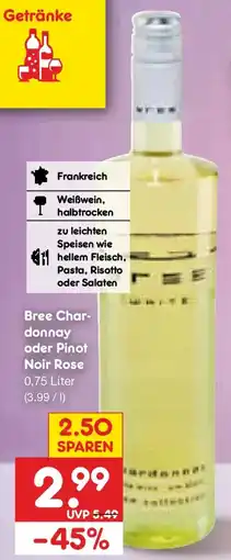 Netto Marken-Discount Bree Chardonnay oder Pinot Noir Rose Angebot