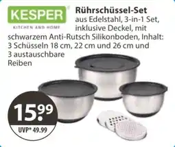 V Markt Rührschüssel-Set KESPER Angebot