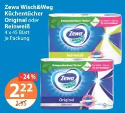 V Markt Zewa Wisch&Weg Küchentücher Original Angebot