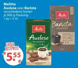 V Markt Melitta Auslese oder Barista Angebot
