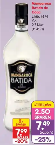 Netto Marken-Discount Mangaroca Batida de Côco Angebot