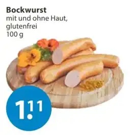 V Markt Bockwurst mit und ohne Haut, glutenfrei Angebot