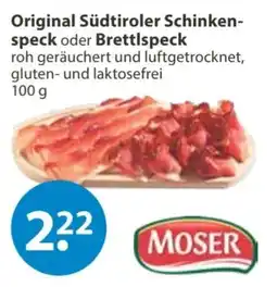V Markt Original Südtiroler Schinkenspeck MOSER Angebot