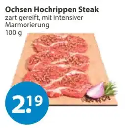 V Markt Ochsen Hochrippen Steak Angebot