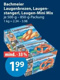 V Markt Bachmeier Laugenbrezen, Laugenstangerl, Laugen-Mini Mix Angebot
