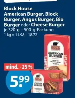 V Markt Block House American Burger Angebot
