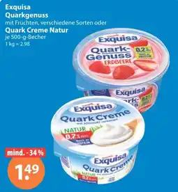 V Markt Exquisa Quark Creme Natur Angebot
