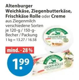 V Markt Altenburger Ziegenbutterkäse Angebot