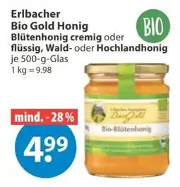 V Markt Erlbacher Bio Gold Honig Angebot