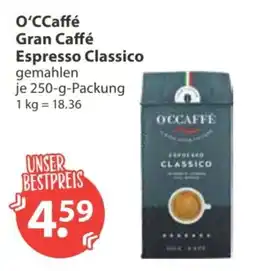 V Markt O'Caffé Gran Caffé Espresso Classico Angebot