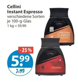 V Markt Cellini Instant Espresso Angebot