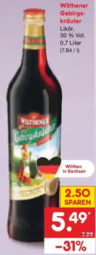 Netto Marken-Discount Wilthener Gebirgskräuter Angebot