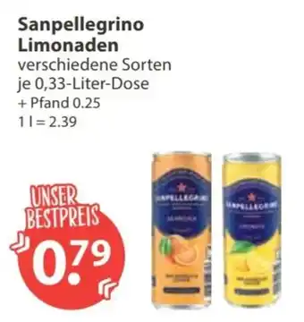 V Markt Sanpellegrino Limonaden Angebot