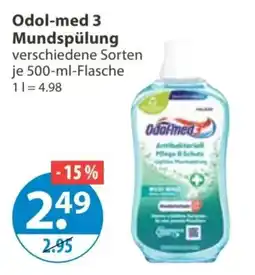 V Markt Odol-med 3 Mundspülung Angebot