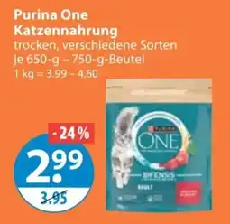 V Markt Purina One Katzennahrung Angebot