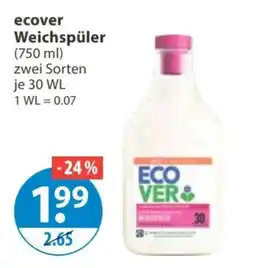 V Markt ecover Weichspüler Angebot