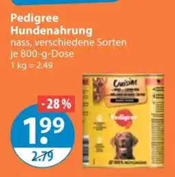 V Markt Pedigree Hundenahrung Angebot