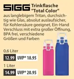 V Markt SIGG Trinkflasche "Total Color" Angebot