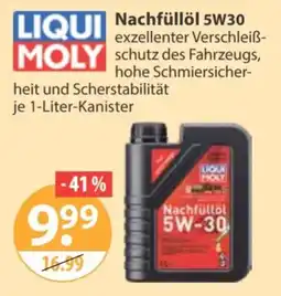 V Markt LIQUI MOLY Nachfüllöl 5W30 Angebot