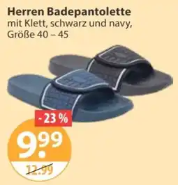 V Markt Herren Badepantolette Angebot